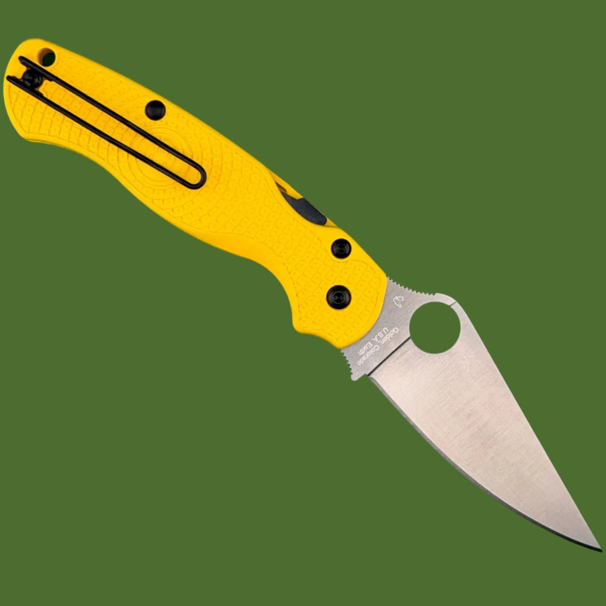 Spyderco Paramilitary 2 Salt Lightweight Yellow FRN Magnacut C81PYL2