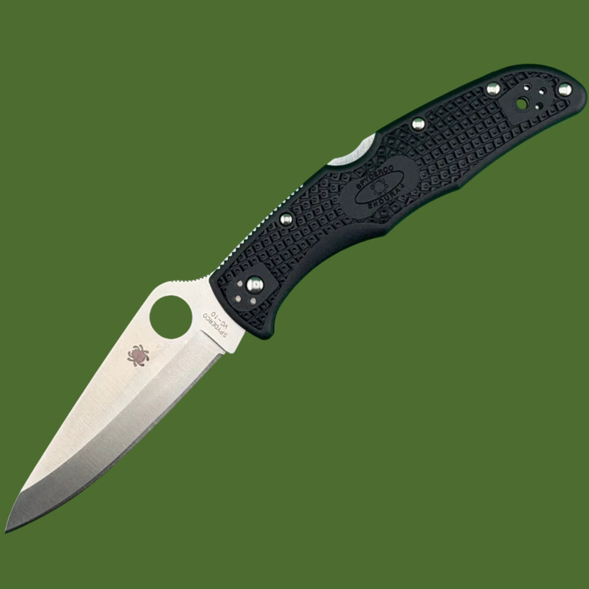 Spyderco Endura 4 Lockback Black FRN C10PBK