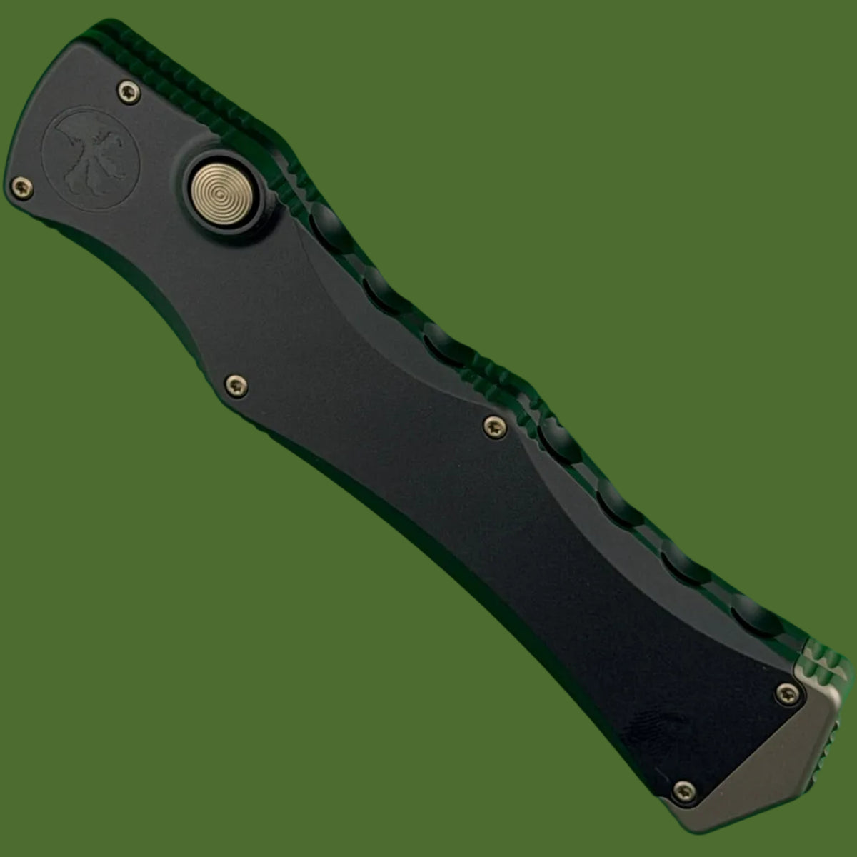 Microtech HALO IV Clip Point Marfione Select Coppermai Damascus Bronze Hardware 1150-16MS1