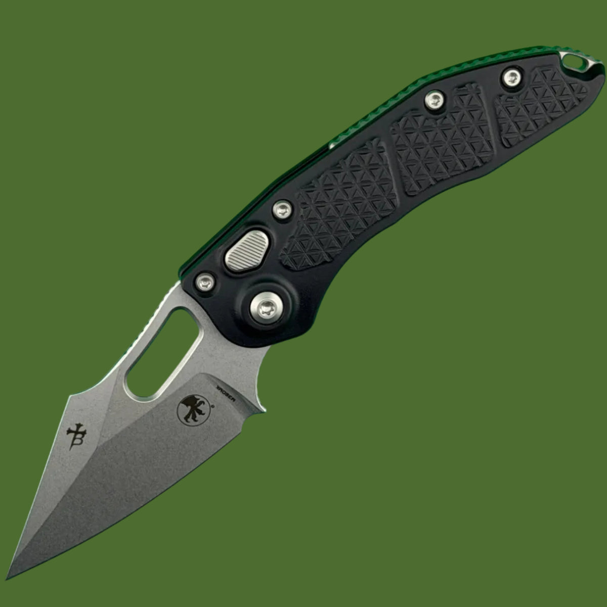 Microtech Mini Stitch Auto S/E Stonewash Standard 169M-10