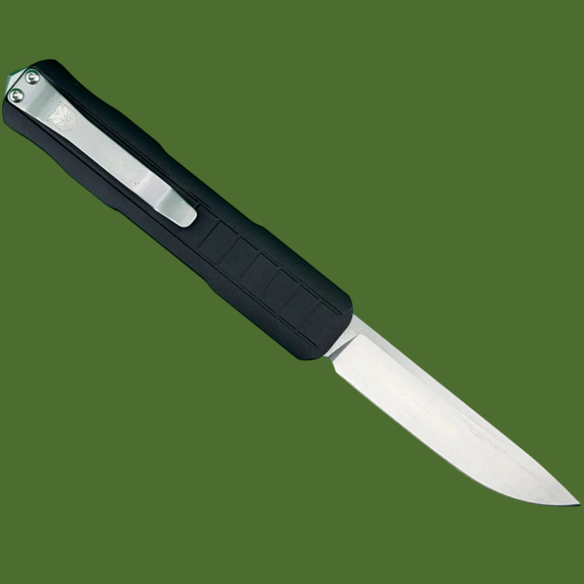 Cobratec Medium Raptor OTF Drop Point (Black)