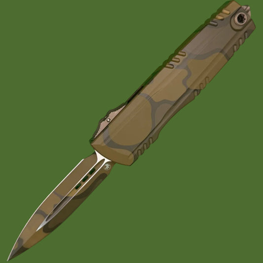 Microtech Luminary ZBP D/E Signature Series Backwoods Olive Camo Standard