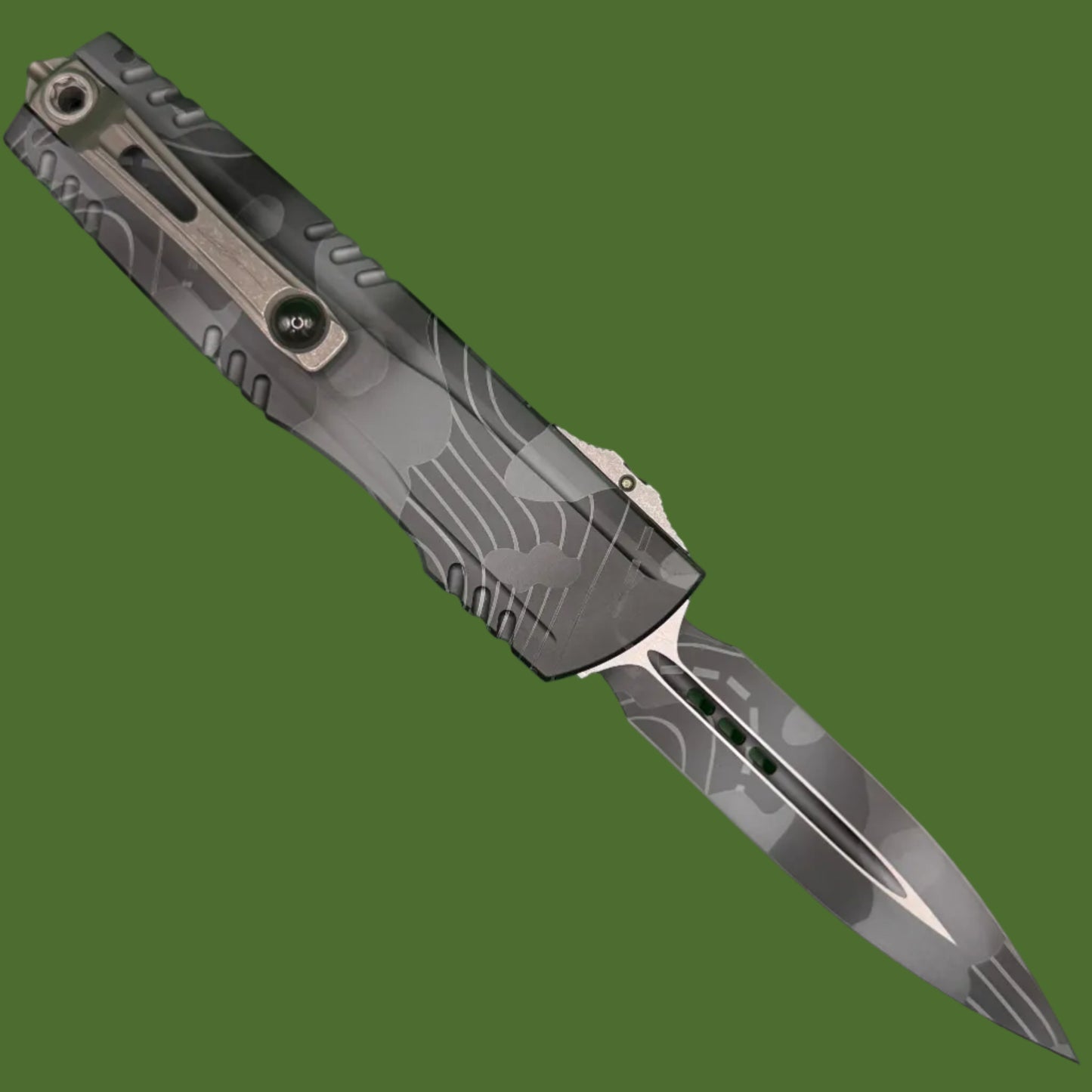Microtech Luminary ZBP D/E Signature Series Topographic Urban Camo Standard