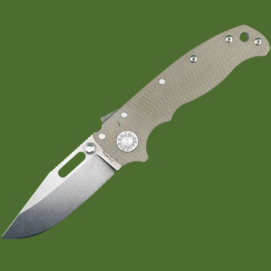 *Pre-Owned* Demko AD20.5 Clip Point Tan G-10 S35VN