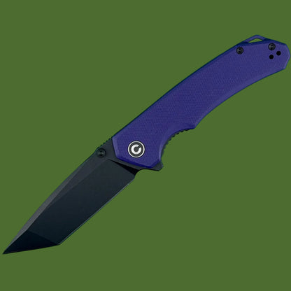 Civivi Brazen Tanto Linerlock Purple G-10 Black Blade