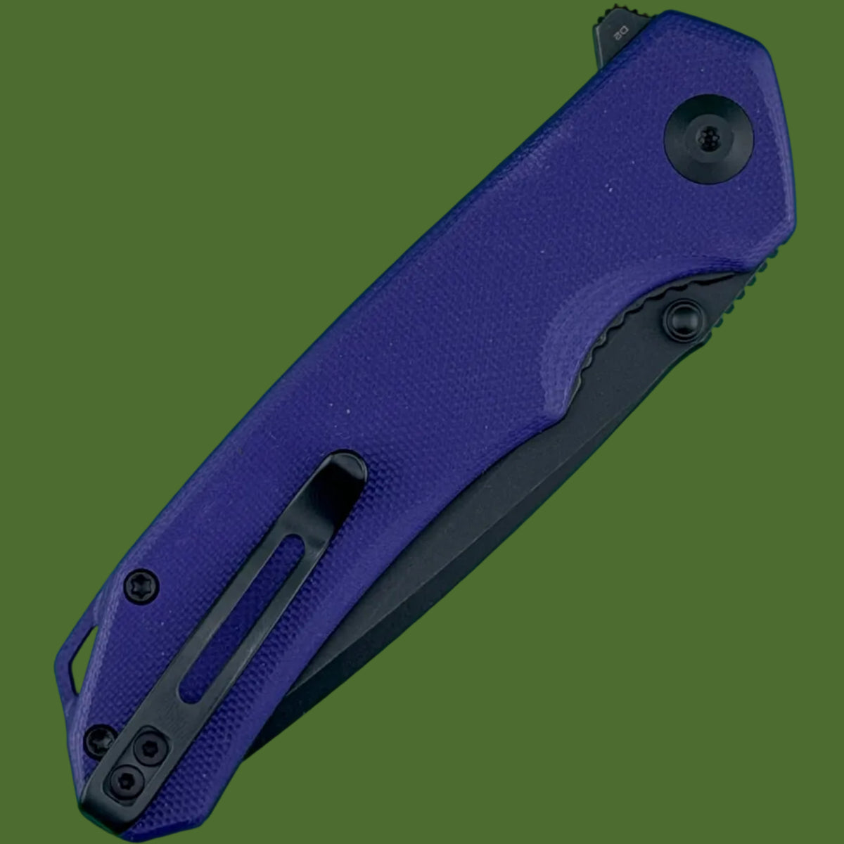 Civivi Brazen Tanto Linerlock Purple G-10 Black Blade