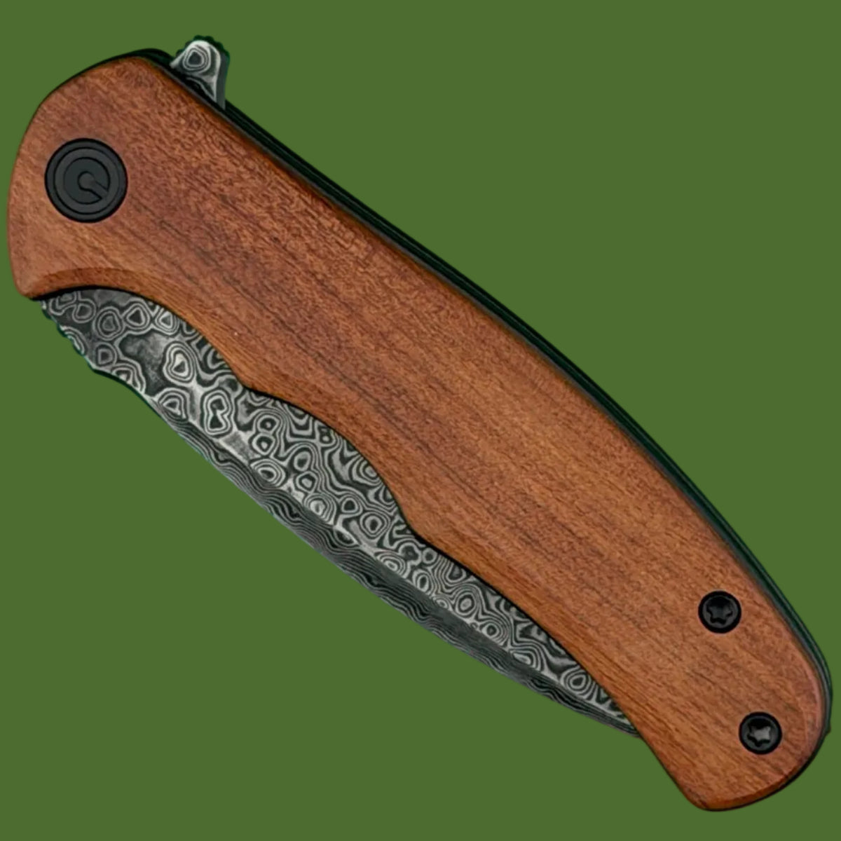 Civivi Mini Praxis Liner Lock Damascus Wood