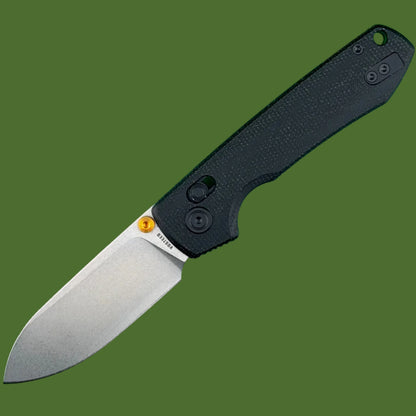 Vosteed Raccoon ModSwap Crossbar Lock (Black Micarta/Stonewash Blade)