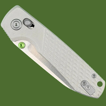 Vosteed Raccoon ModSwap Crossbar Lock (Grey G-10, Satin Blade)