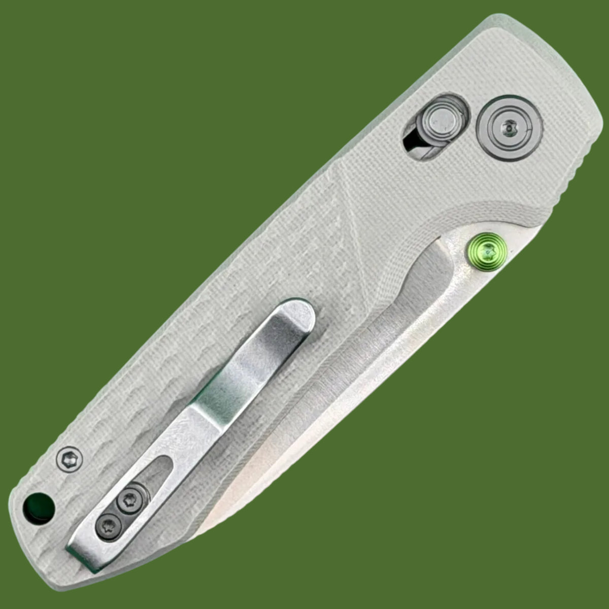 Vosteed Raccoon ModSwap Crossbar Lock (Grey G-10, Satin Blade)