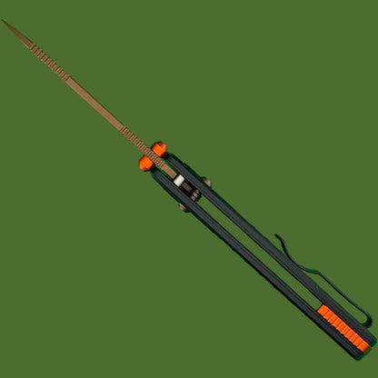Vosteed Raccoon ModSwap Crossbar Lock (Black G-10, Copper Dune Blade)