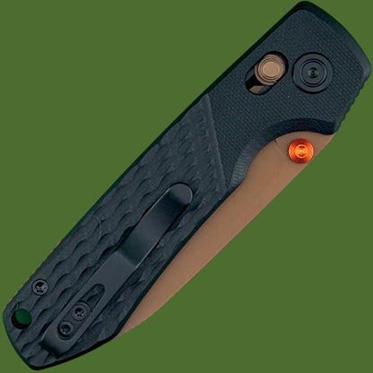 Vosteed Raccoon ModSwap Crossbar Lock (Black G-10, Copper Dune Blade)