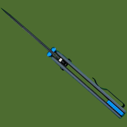 Vosteed Raccoon ModSwap Crossbar Lock (Blue G-10, Blue Stonewash Blade)