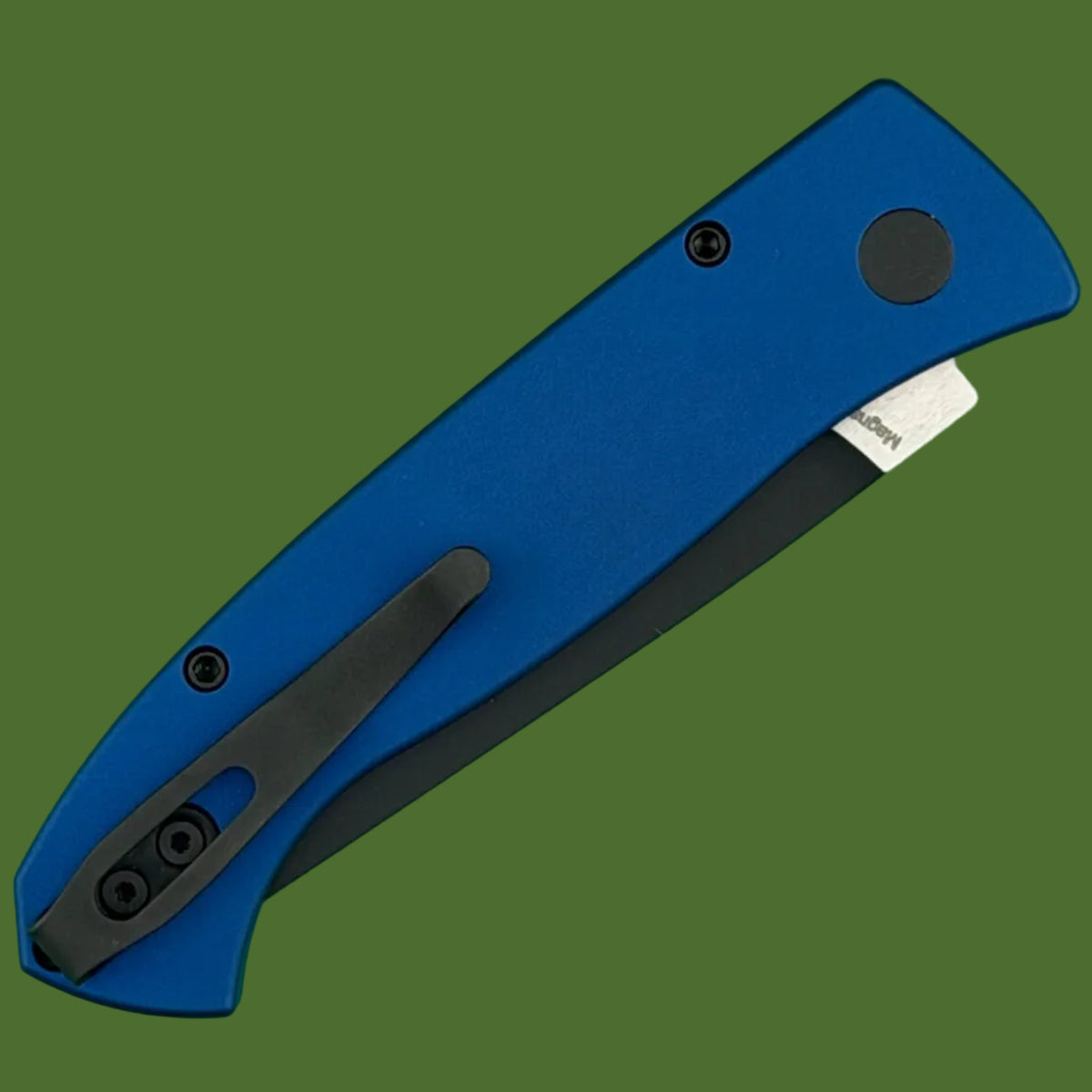Protech Brend Classic Auto Blade Show West Limited Edition (Blue Aluminum Handle, Two-tone DLC Blade)