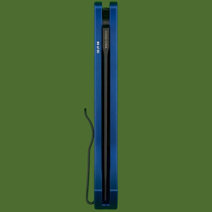 Protech Brend Classic Auto Blade Show West Limited Edition (Blue Aluminum Handle, Two-tone DLC Blade)
