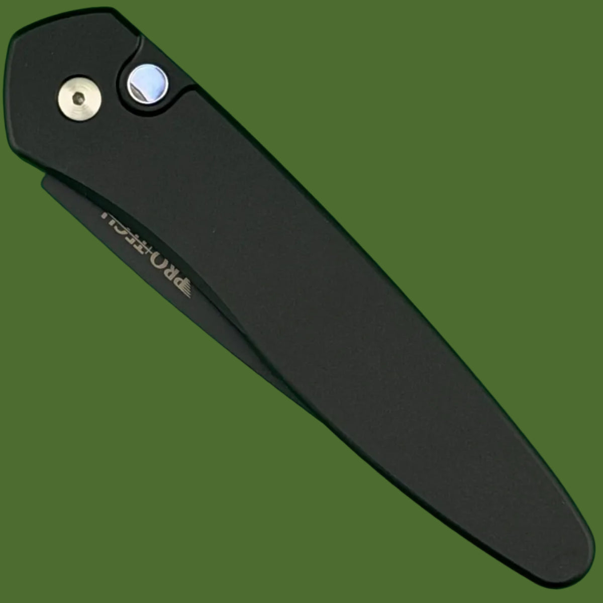 Protech Newport Auto Blade Show West Limited Edition (Black Handle, DLC Blade)