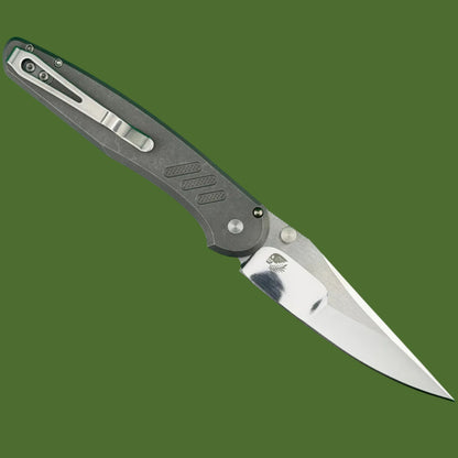 Protech 2026 Avalon Custom 001 Mike Irie Compound Ground Mirror Polished Blade, Steel Handles