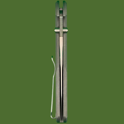 Protech 2026 Avalon Custom 001 Mike Irie Compound Ground Mirror Polished Blade, Steel Handles
