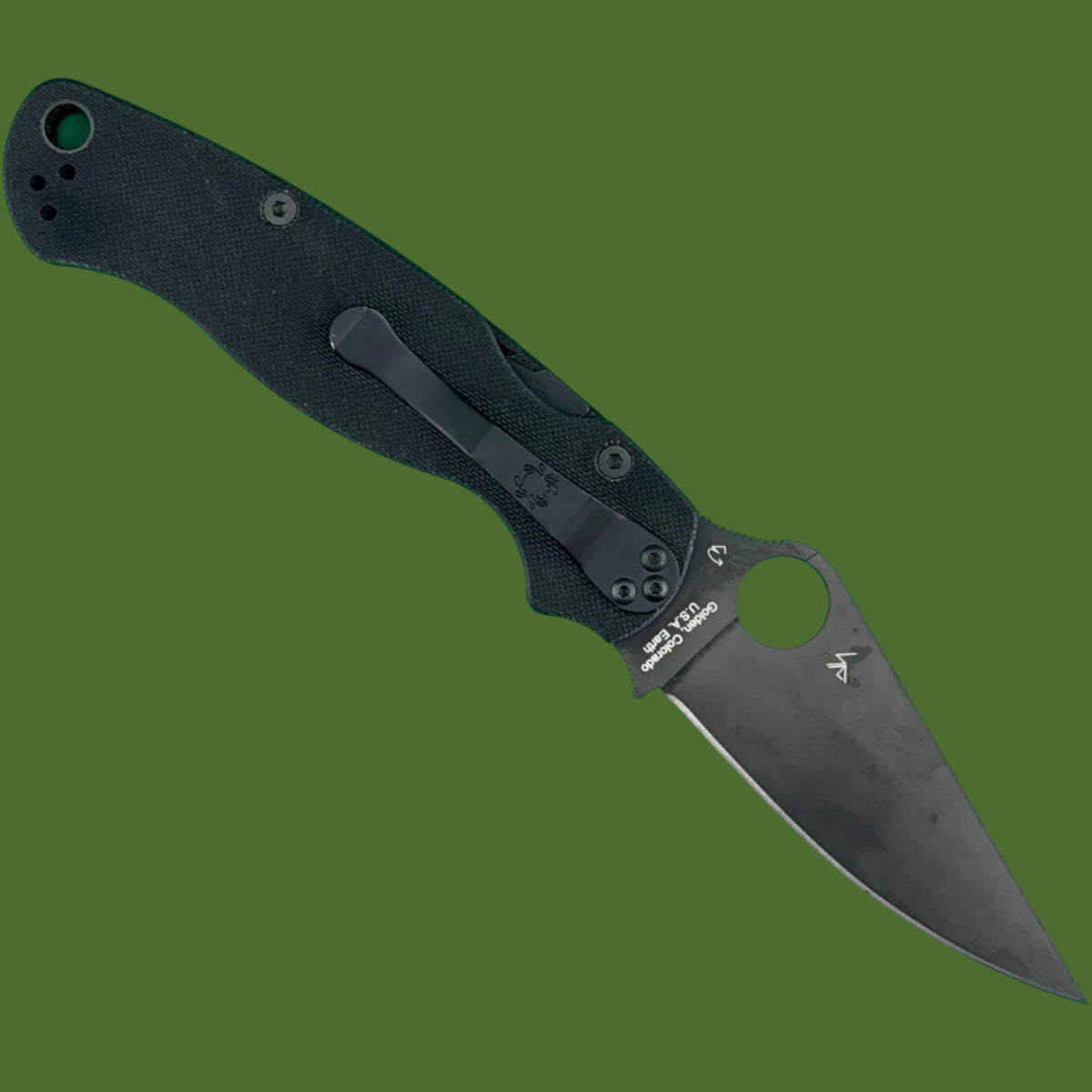 *Pre-Owned* Spyderco Paramilitary 2 Black DLC