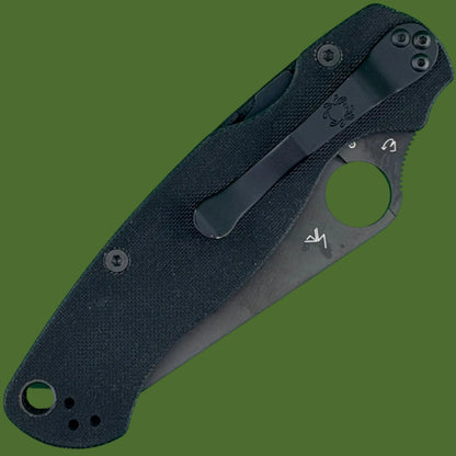 *Pre-Owned* Spyderco Paramilitary 2 Black DLC