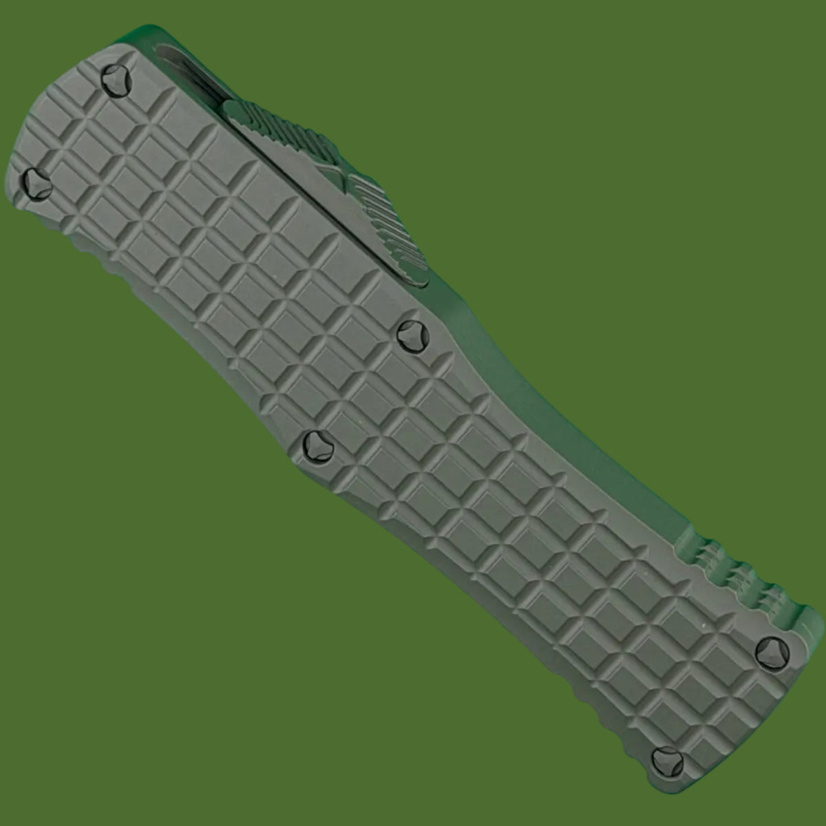 *Pre-Owned* Microtech Hera Hellhound Frag Signature Series Forest Green Cerakote