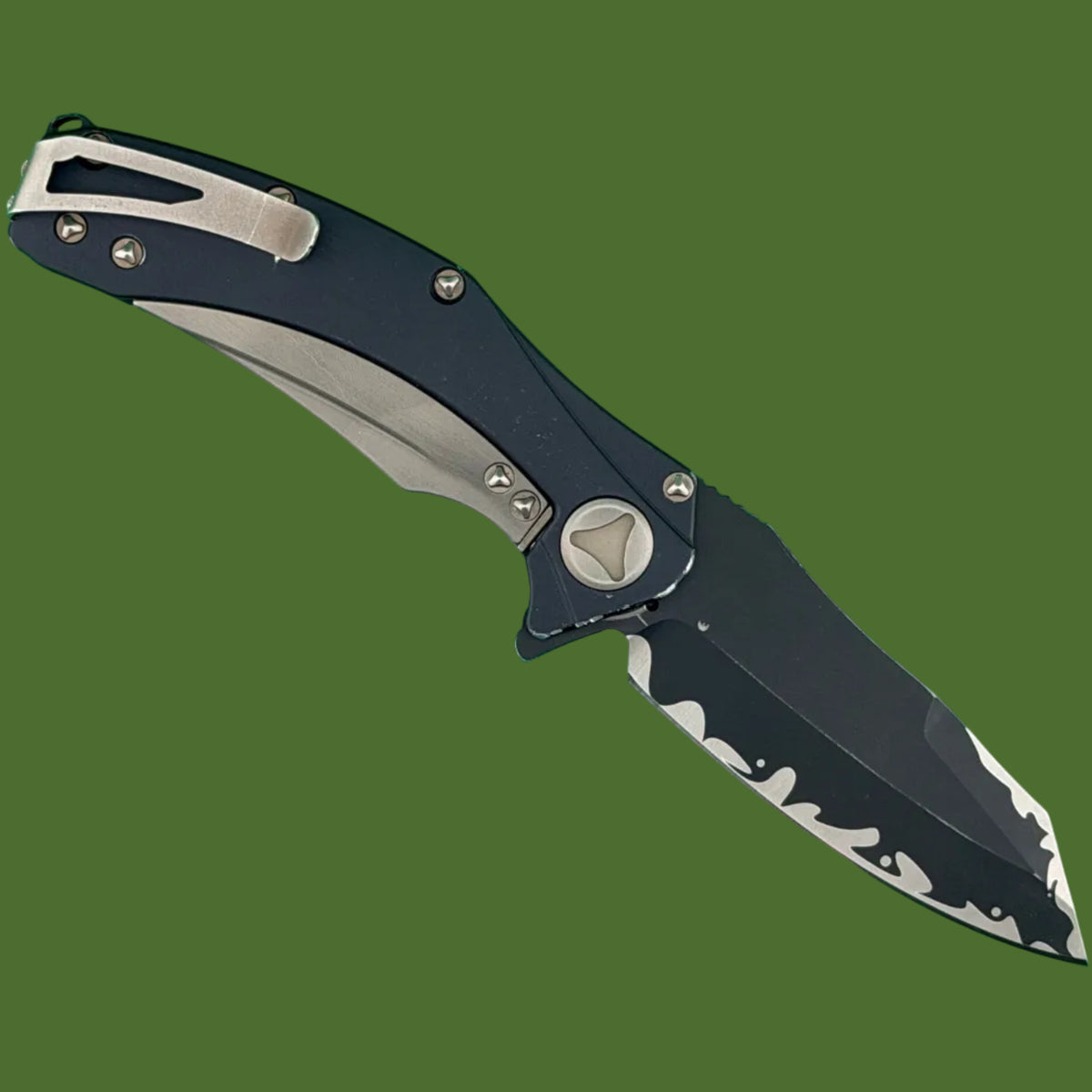 *Pre-Owned* Microtech Mini Matrix Katana 164-1KA
