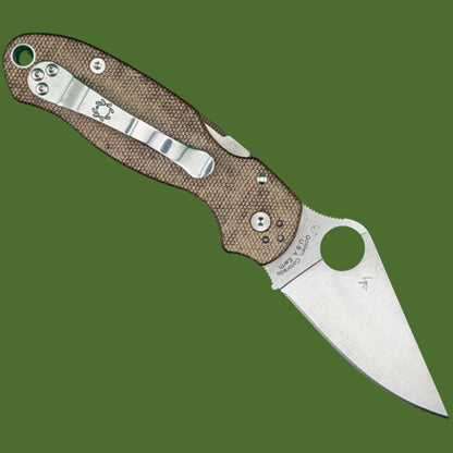 *Pre-Owned* Spyderco Para 3 Cruwear/Micarta