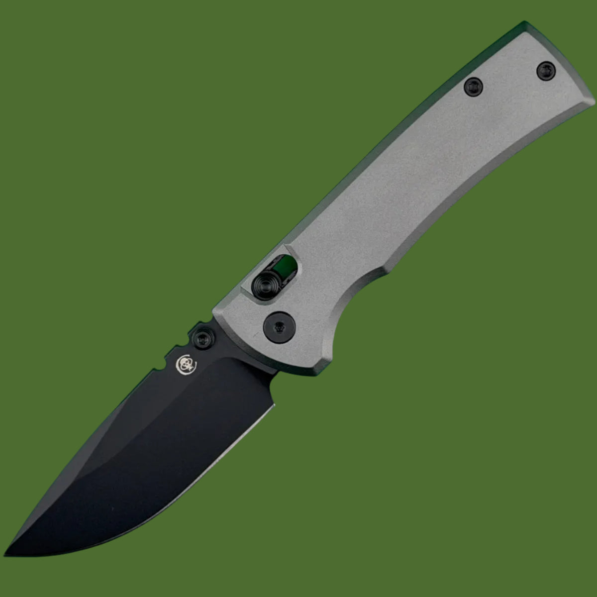 Chaves X-Lock Redencion Drop Point (Grey Aluminum Handle, Black PVD Blade)
