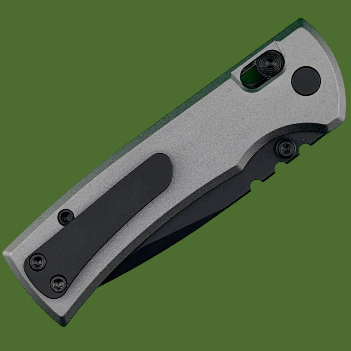 Chaves X-Lock Redencion Drop Point (Grey Aluminum Handle, Black PVD Blade)
