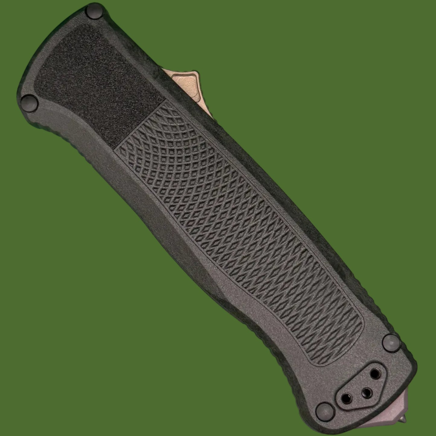Benchmade Shootout Tanto OTF (Tan Blade, Black Handle) 5370FE