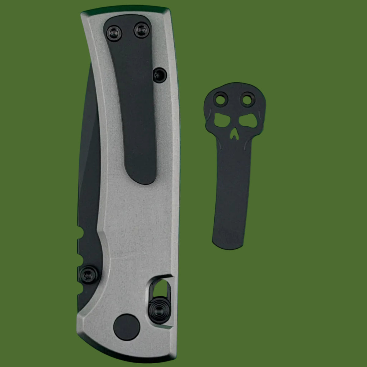 Chaves X-Lock Redencion Drop Point (Grey Aluminum Handle, Black PVD Blade)