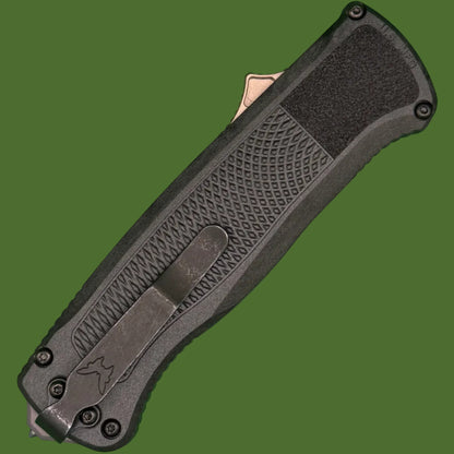 Benchmade Shootout Tanto OTF (Tan Blade, Black Handle) 5370FE