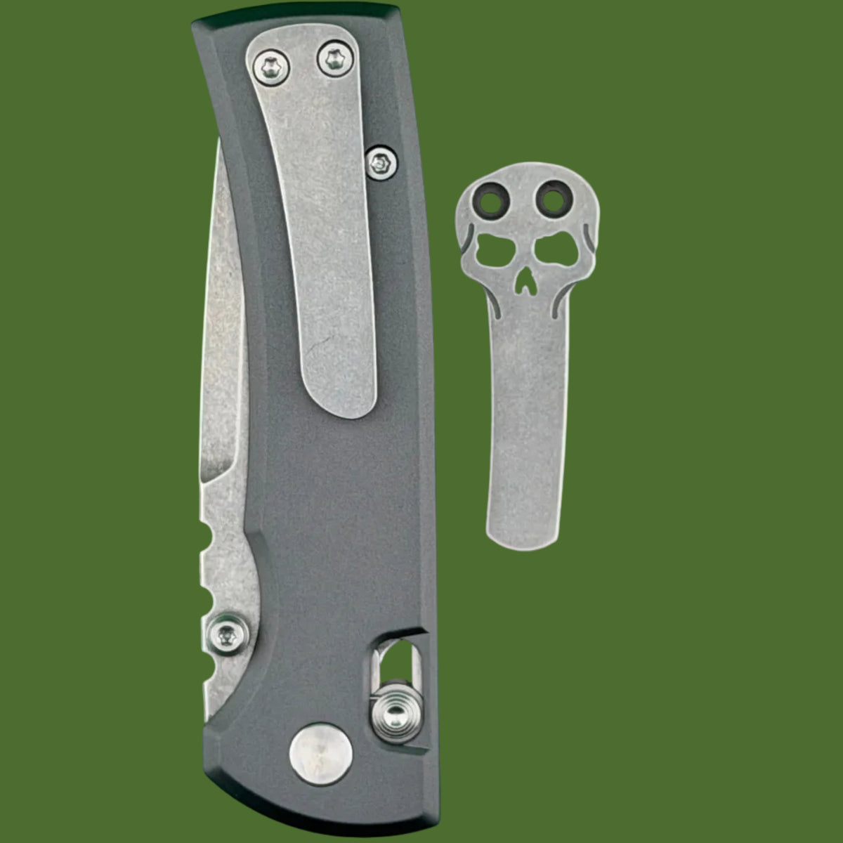 Chaves X-Lock Redencion Tanto (Grey Aluminum Handle, Stonewash Blade)