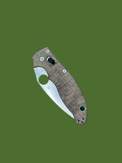 Spyderco Manix 2 (Cruwear Blade, Brown Micarta Handle)