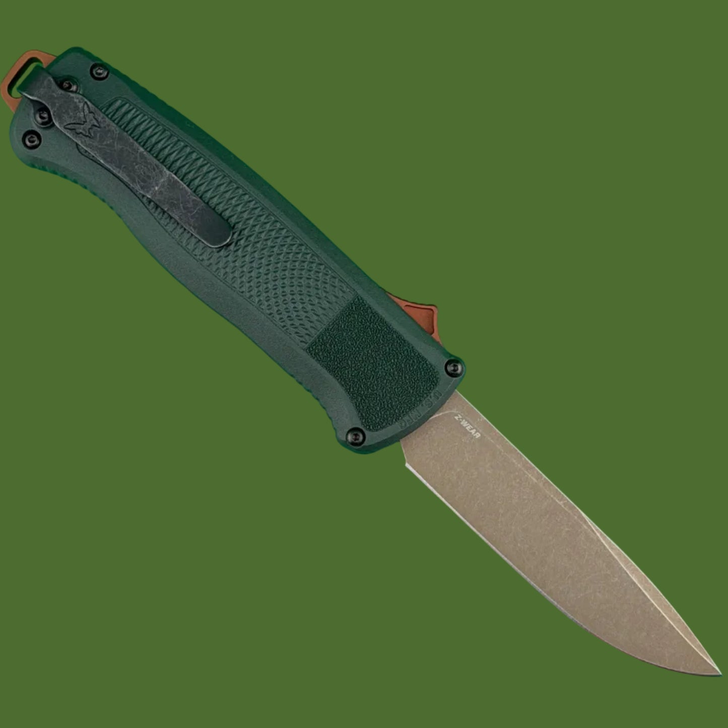 Benchmade Shootout OTF Taiga Green Grivory 5371FE-2601