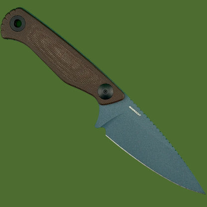 Benchmade Dacian Fixed Blade Blue Blade Brown Micarta 203BT-03