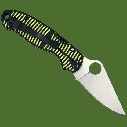 Spyderco Para 3 Salt Series Yellow/Black G-10 Magnacut