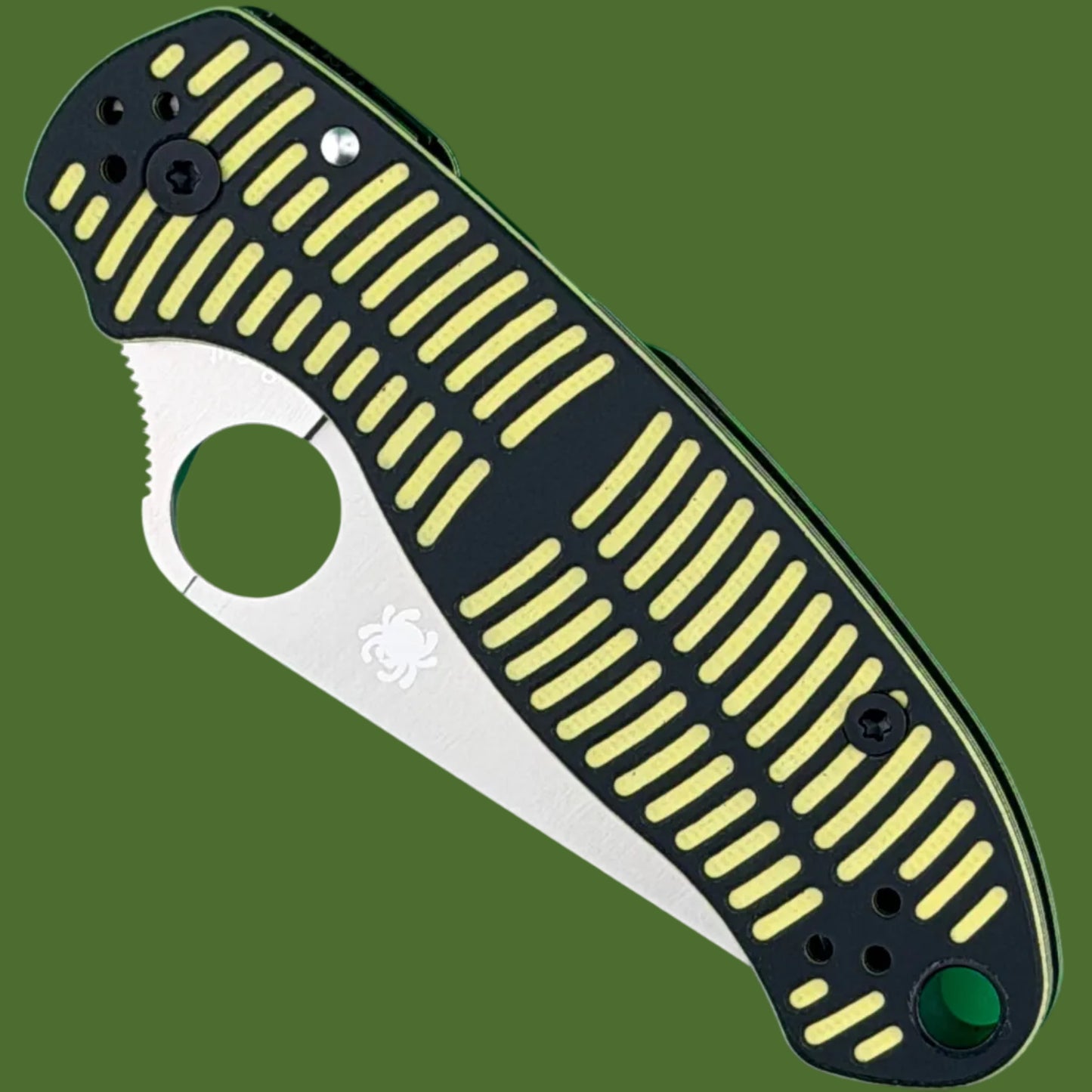 Spyderco Para 3 Salt Series Yellow/Black G-10 Magnacut