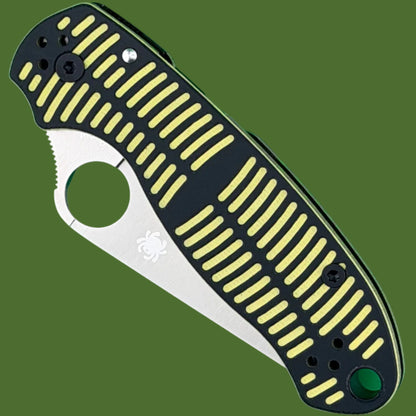 Spyderco Para 3 Salt Series Yellow/Black G-10 Magnacut