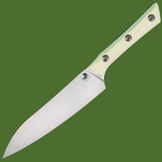 Microtech Utility Kitchen Knife Ivory G-10 Stonewash Standard 3400-10IV