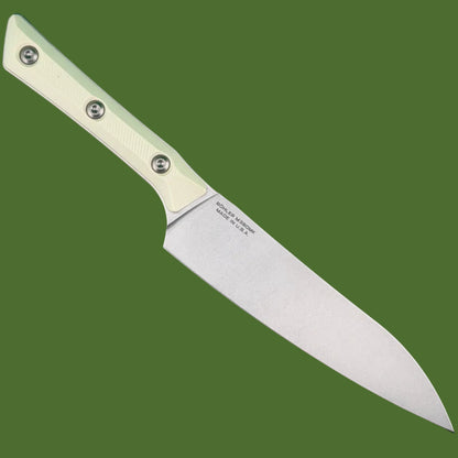 Microtech Utility Kitchen Knife Ivory G-10 Stonewash Standard 3400-10IV