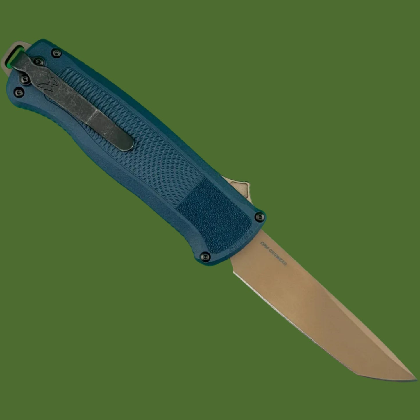 Benchmade Shootout OTF Crater Blue Grivory 5370FE-01