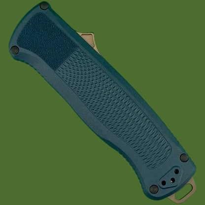 Benchmade Shootout OTF Crater Blue Grivory 5370FE-01