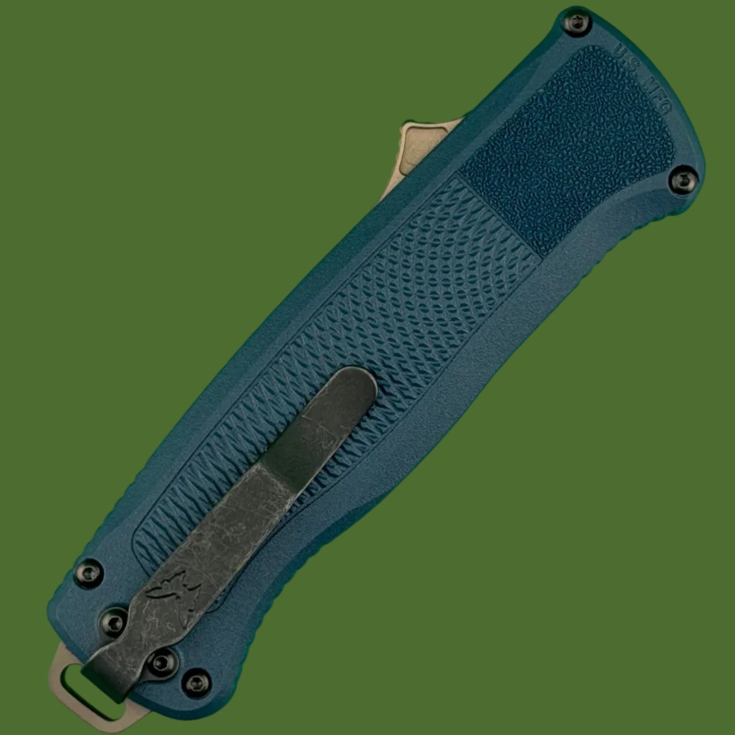 Benchmade Shootout OTF Crater Blue Grivory 5370FE-01