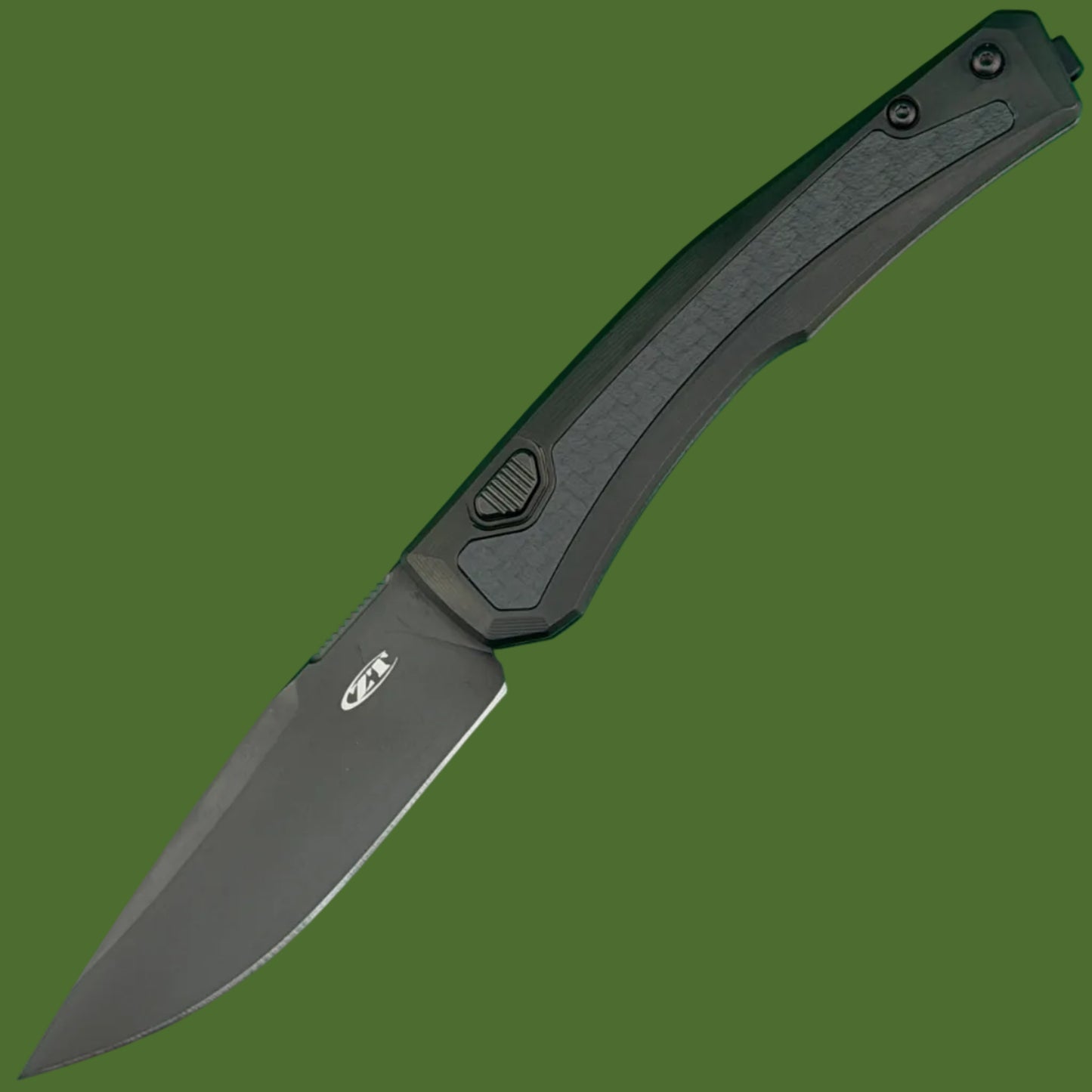 Zero Tolerance ZT0556BLK Auto Black Titanium/Carbon Fiber