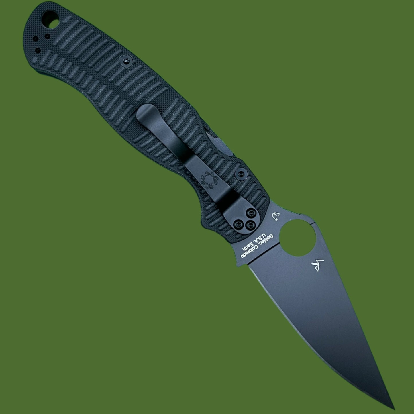 Spyderco Paramilitary 2 Magnacut Salt Black