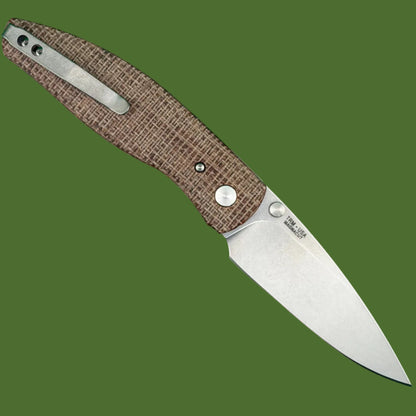 TRM Atom Magnacut 3D Burlap Micarta