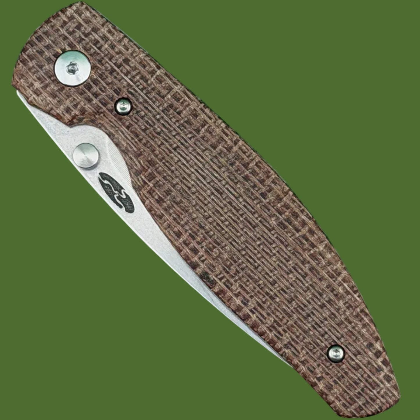 TRM Atom Magnacut 3D Burlap Micarta