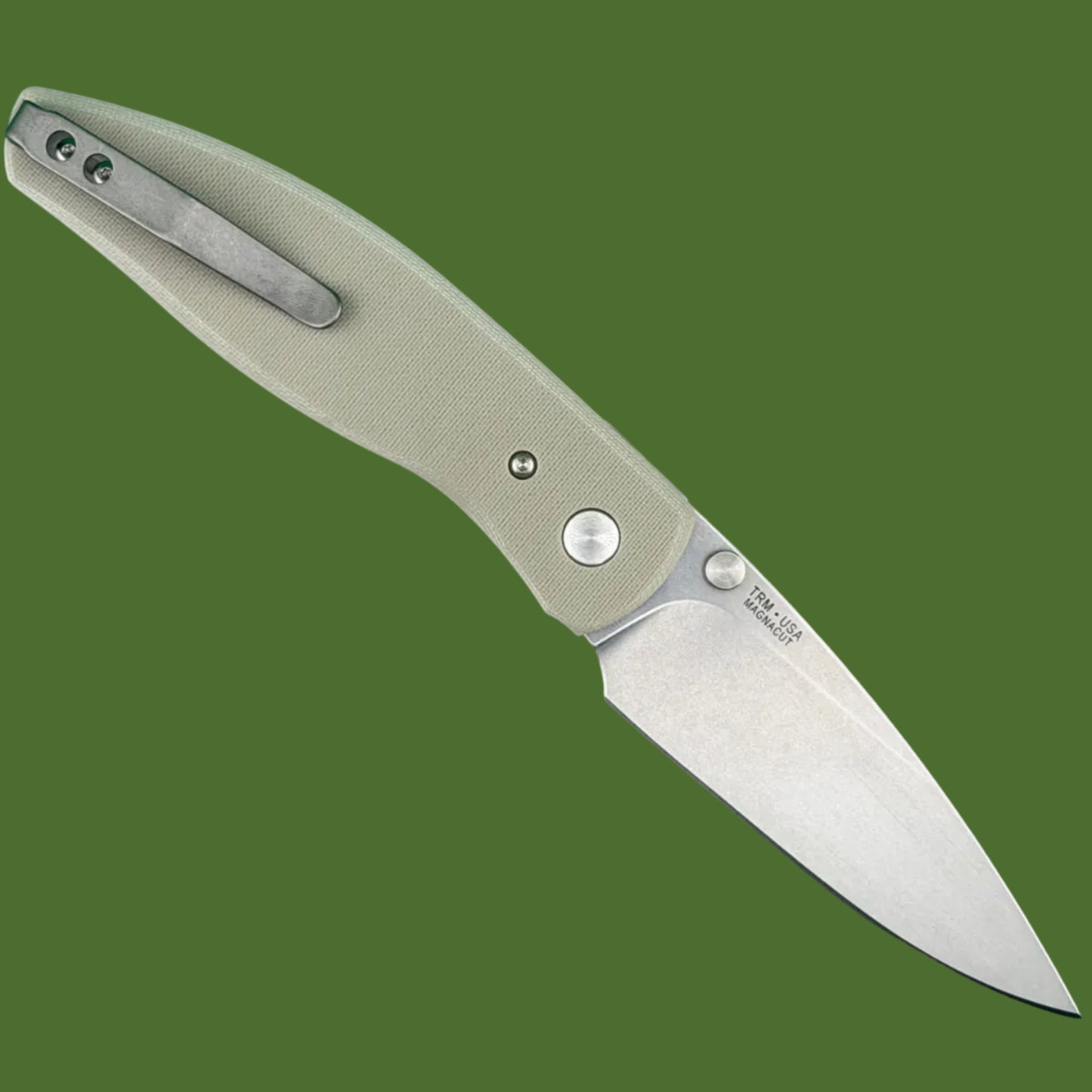 TRM Atom Magnacut Flat Desert Tan G-10