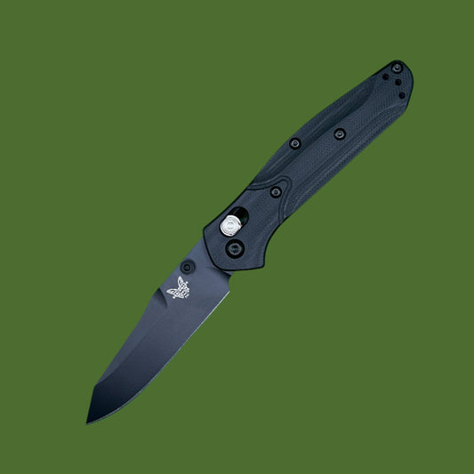 Benchmade Mini Osborne 945-BK1 (Black and Blue G-10)